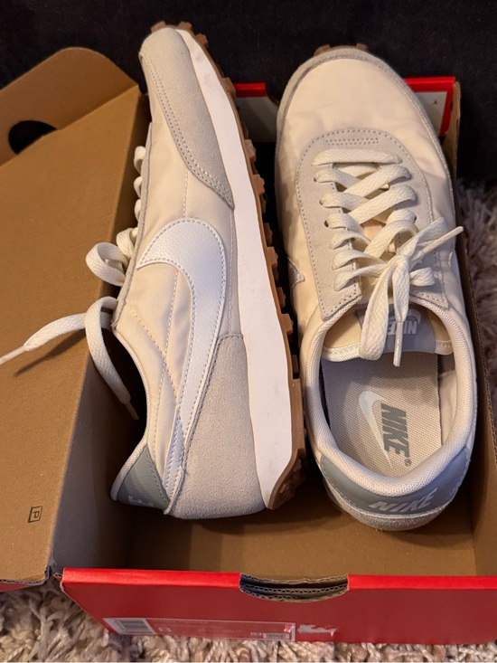 Nike Shoes - Nike Off-White/Tan Retro Running Sneakers